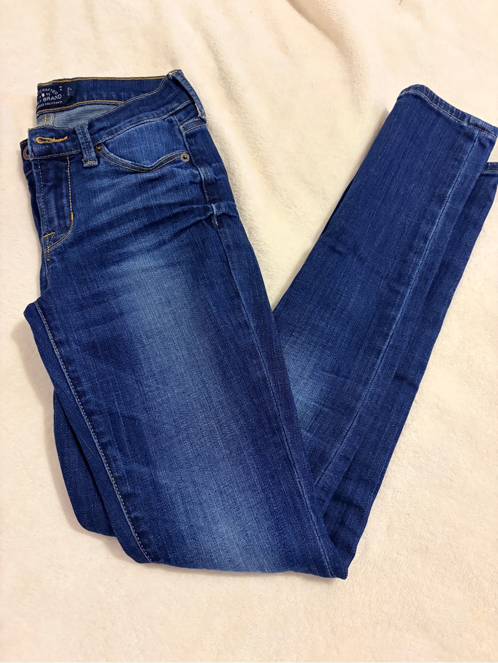 Lucky Brand Women's Dark Blue Stretch Skinny Jeans
